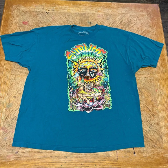 Retro Sublime 40oz To Freedom T-shirt Mens 2XL XXL Men’s Shirt - Picture 1 of 4